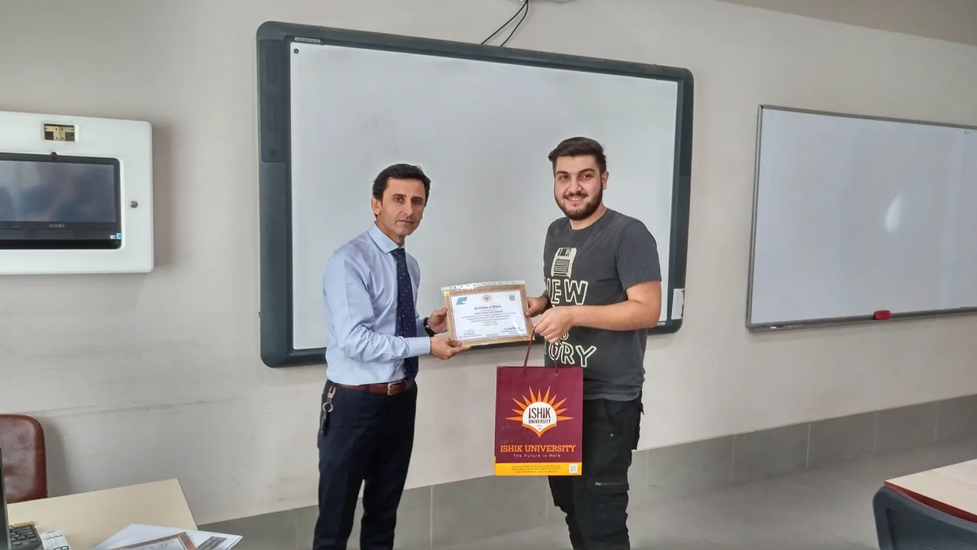 Receiving the IPC 2018 first-place award